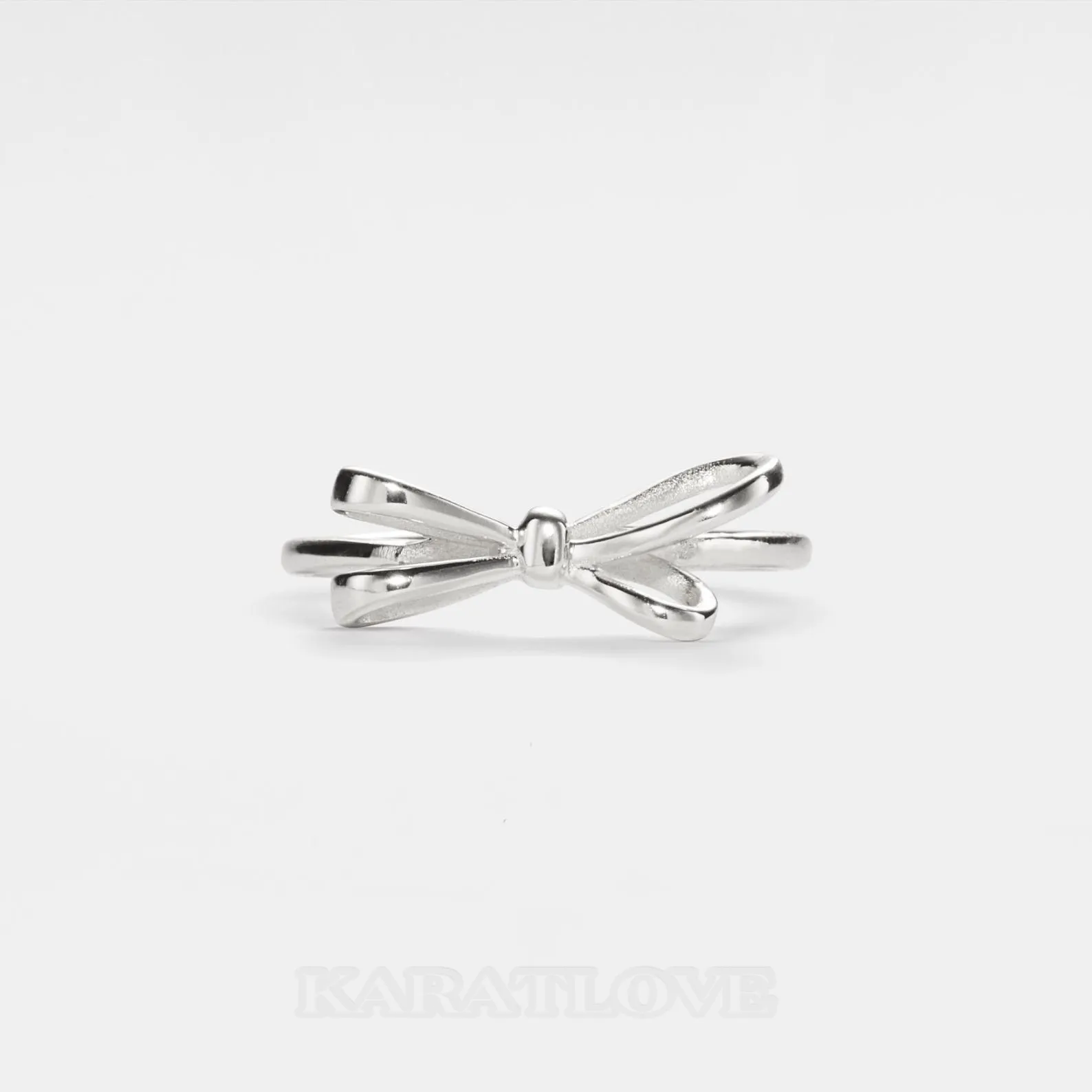 Knot Sterling Silver Engagement Ring