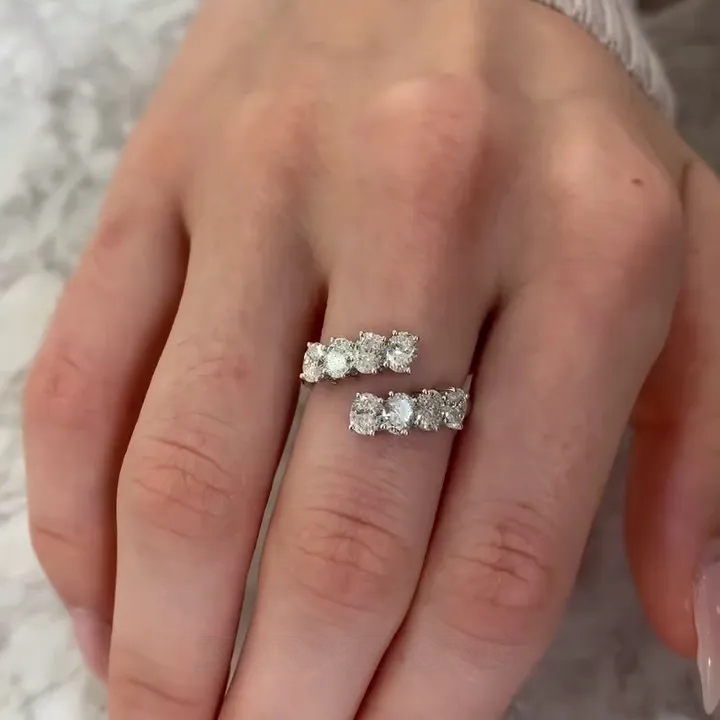Oval Cut Diamond White Sterling Engagement Ring Oval Cut Diamond White Sterling Engagement Ring
