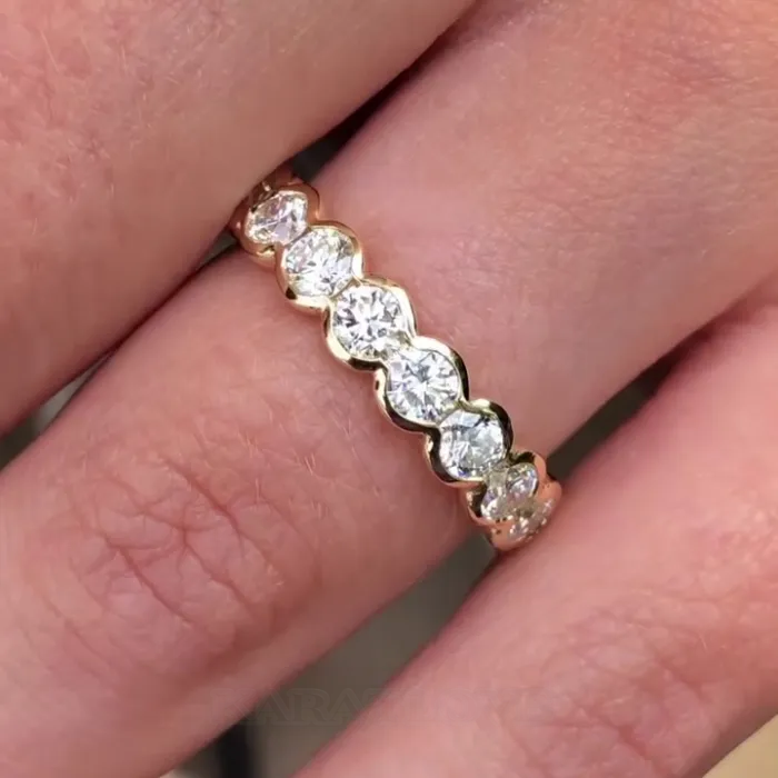 Oval Cut Diamond White Yellow Gold 925 Sterling Silver Hidden Halo Ring Set