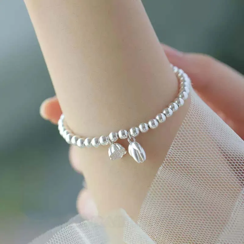 Lotus 925 Sterling Silver 6" Bracelet