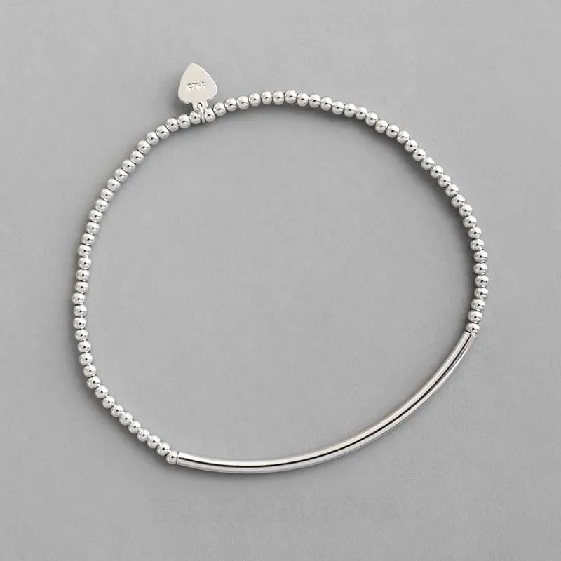 Simple 925 Sterling Silver 6" Bracelet
