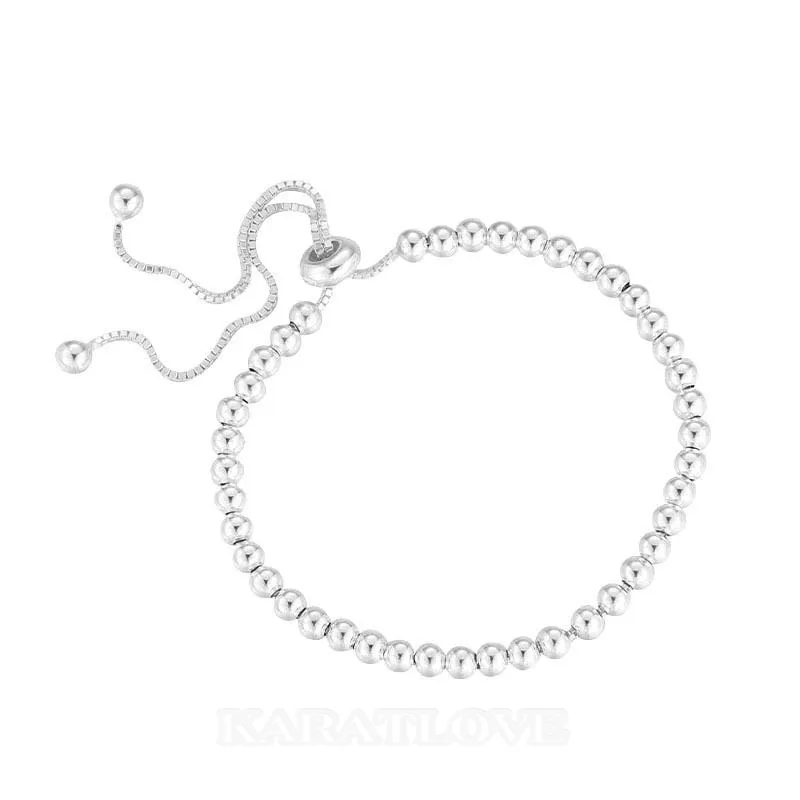 Elegant 925 Sterling Silver Adjustable Bracelet Elegant 925 Sterling Silver Adjustable Bracelet