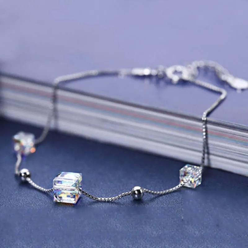 Crystal Quartz 6.5 Inches Bracelet