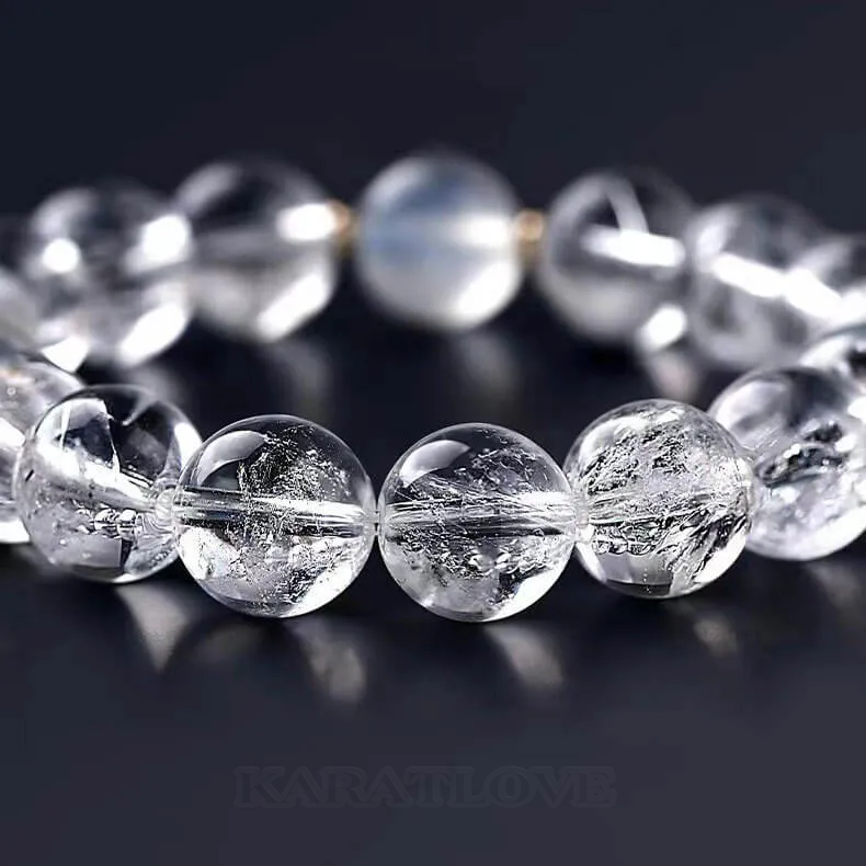 Crystal Quartz 6.5 Inches Bracelet