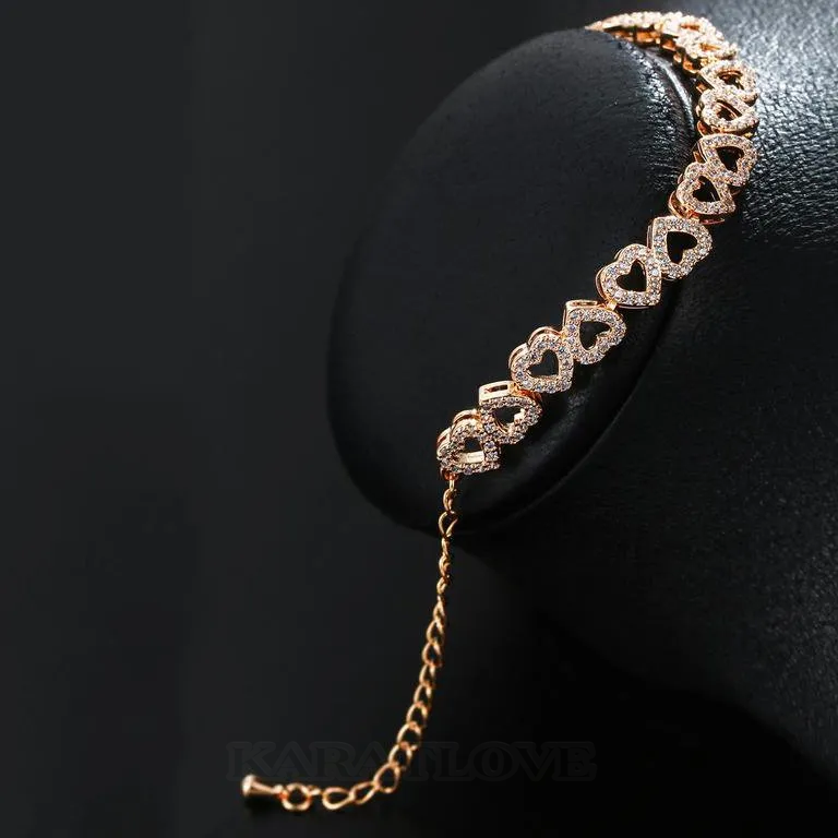 Heart Design Cute 7 Inches Bracelet