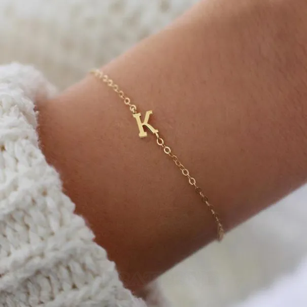Fashion Letter Detail 8 Inches Charm Bracelet