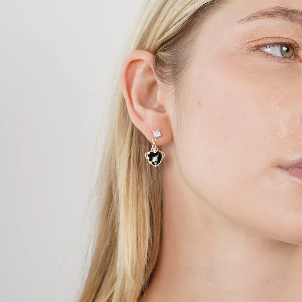 18K Gold Plated 925 Sterling Silver Needle Drop Earrings
