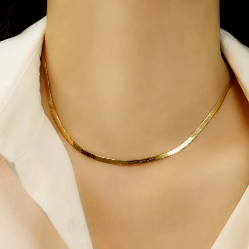 Simple 925 Sterling Silver Yellow Gold 16" Necklace Simple 925 Sterling Silver Yellow Gold 16" Necklace