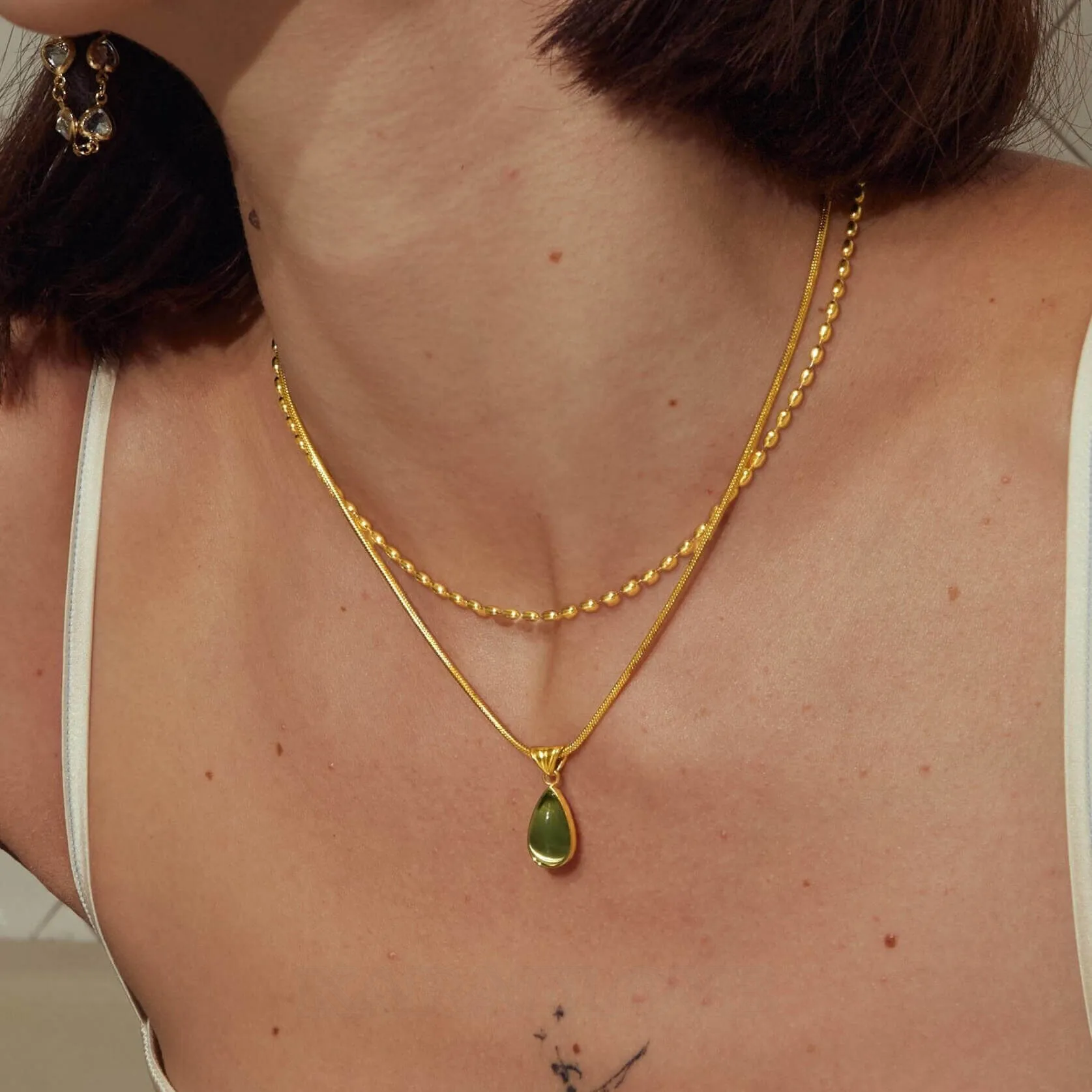 18K Gold Plated Waterdrop Necklace