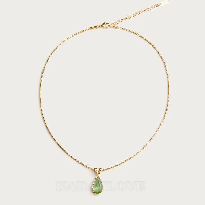 18K Gold Plated Waterdrop Necklace