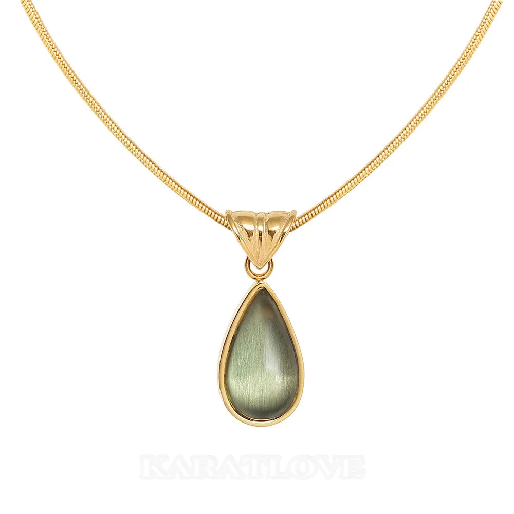 18K Gold Plated Waterdrop Necklace