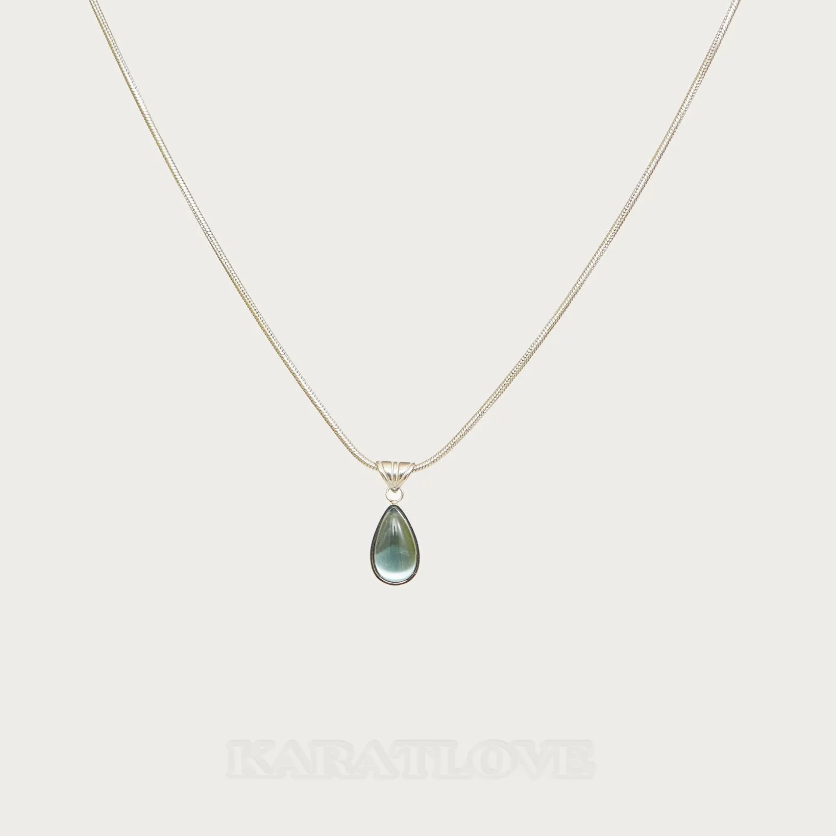 Platinum Plated Waterdrop Necklace Platinum Plated Waterdrop Necklace