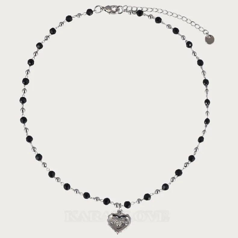 Platinum Plated Titanium Necklace Platinum Plated Titanium Necklace