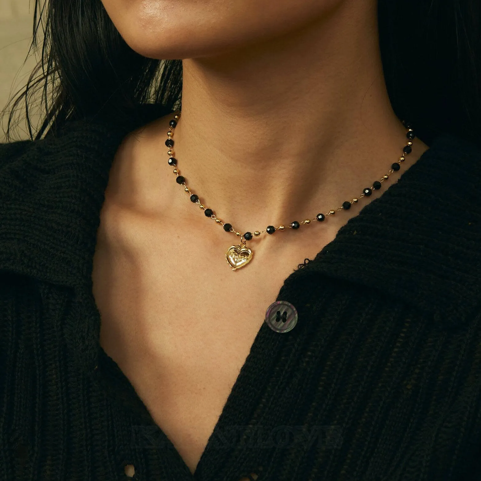 Platinum Plated Titanium Necklace