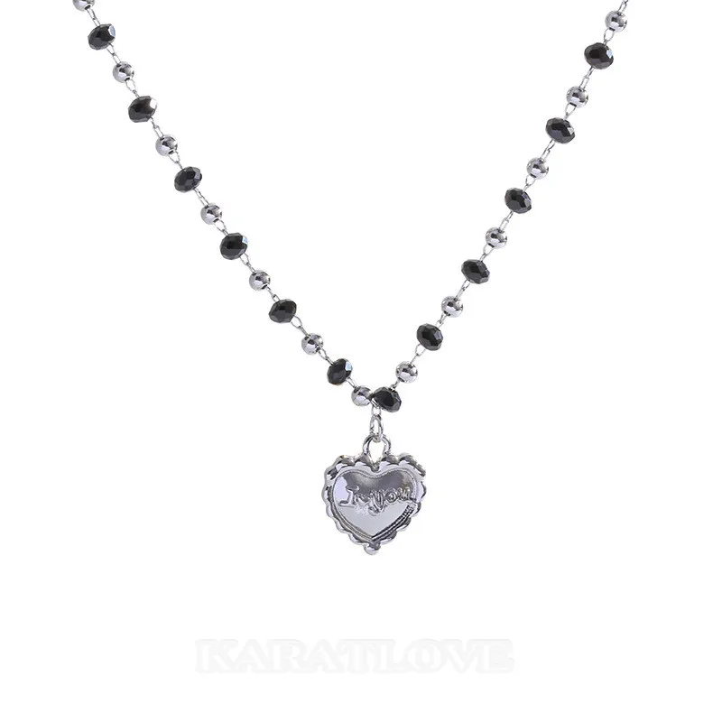 Platinum Plated Titanium Necklace