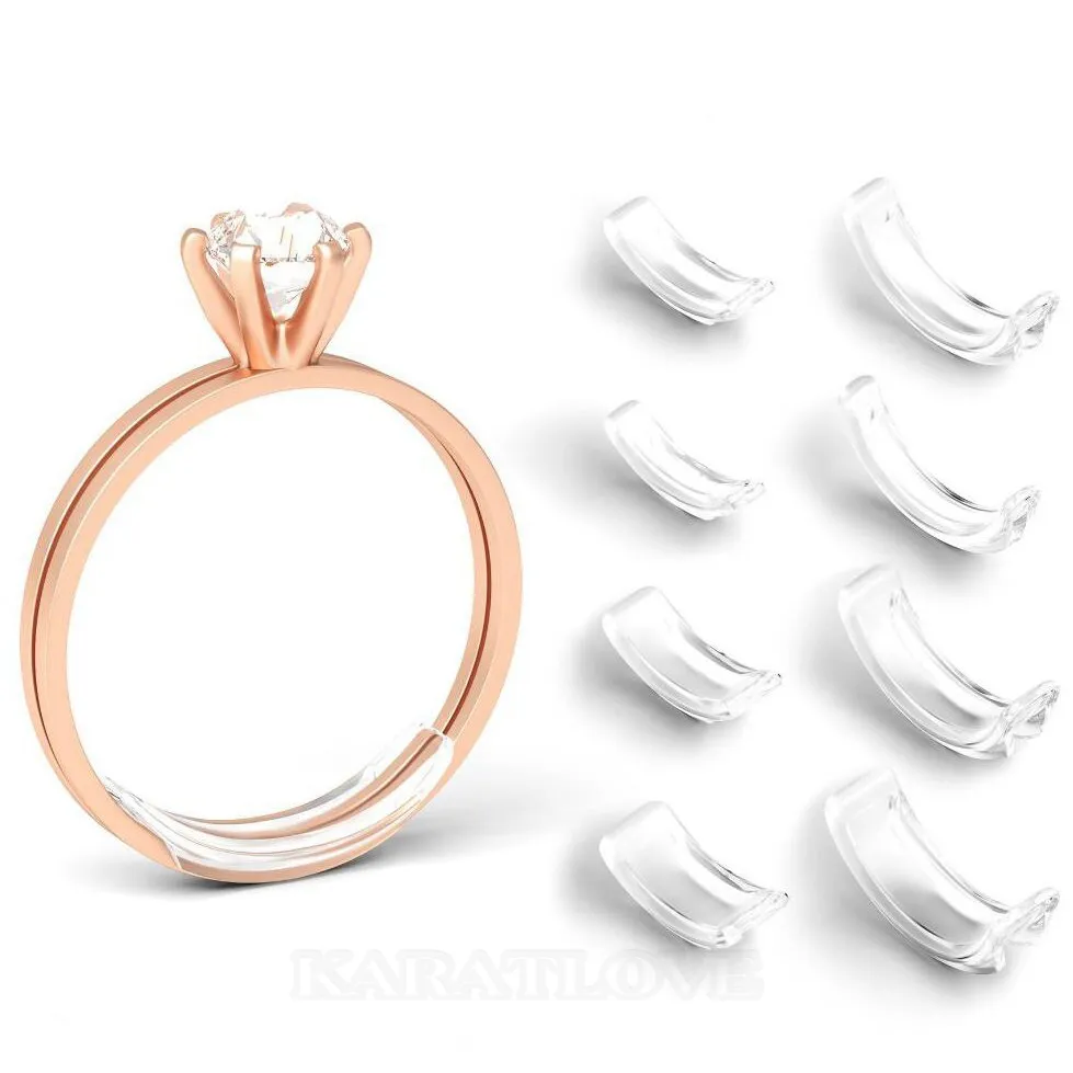 Resin Invisible Ring Size Adjuster for Any Loose Ring