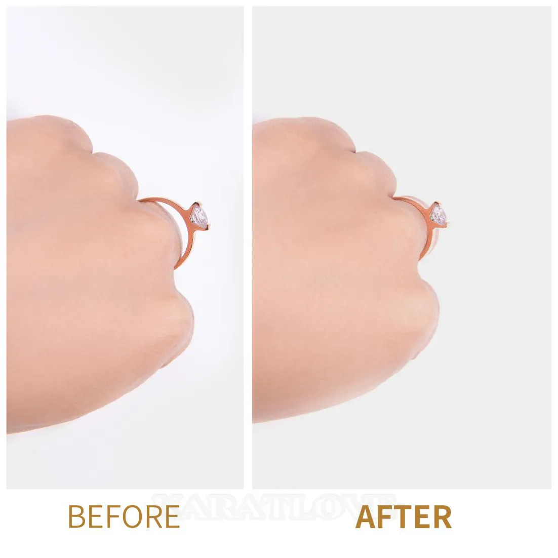 Resin Invisible Ring Size Adjuster for Any Loose Ring