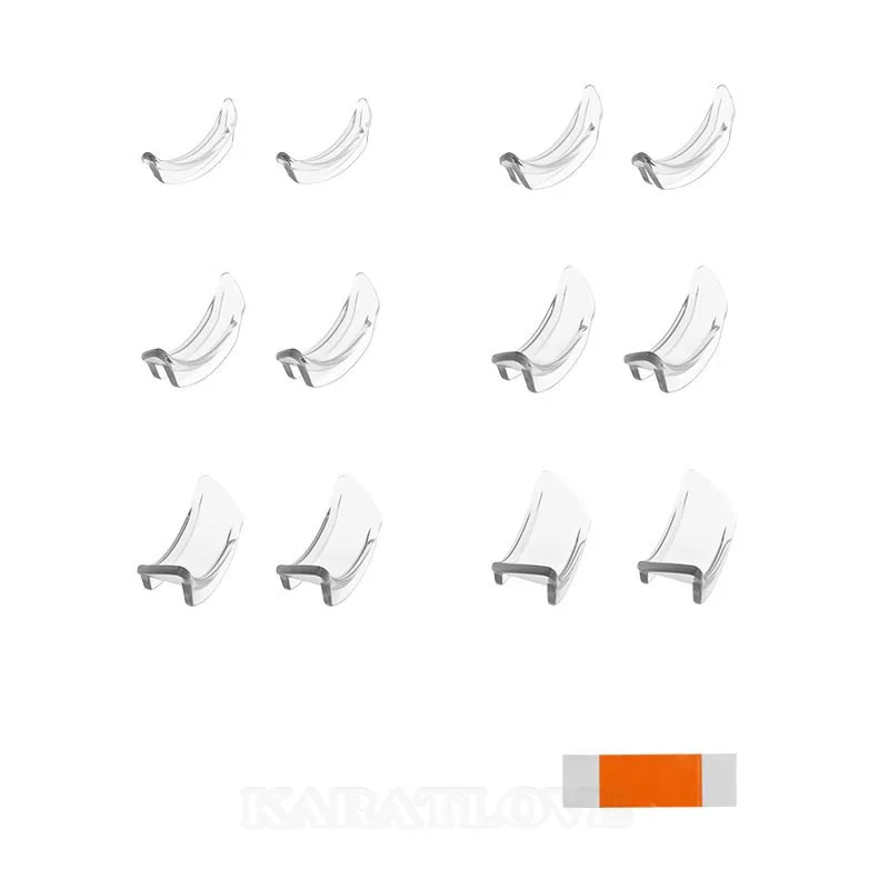 12pcs Resin Invisible Ring Size Adjuster for Loose Ring