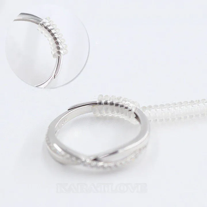 Resin Invisible Ring Size Adjuster for Loose Ring