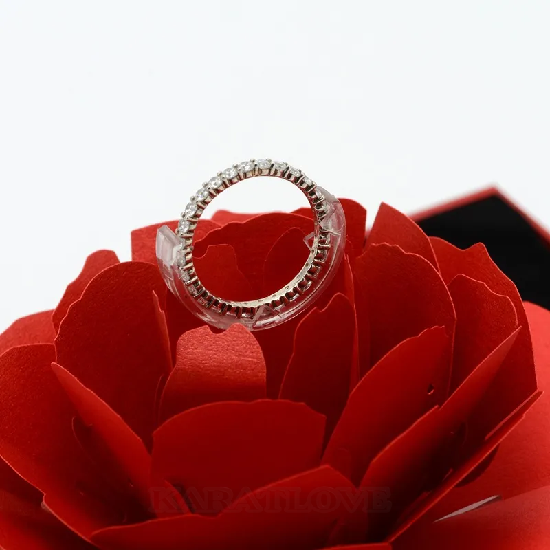 Rose Pink Jewelry Display Storage Case Box 
