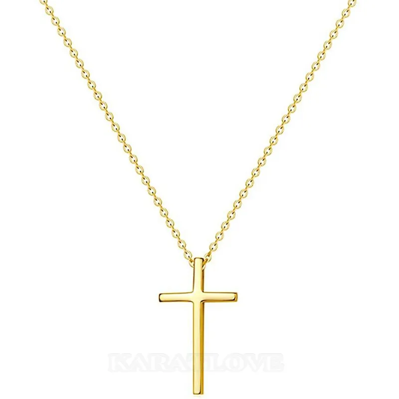 Religious Silver/Gold Cross Necklace