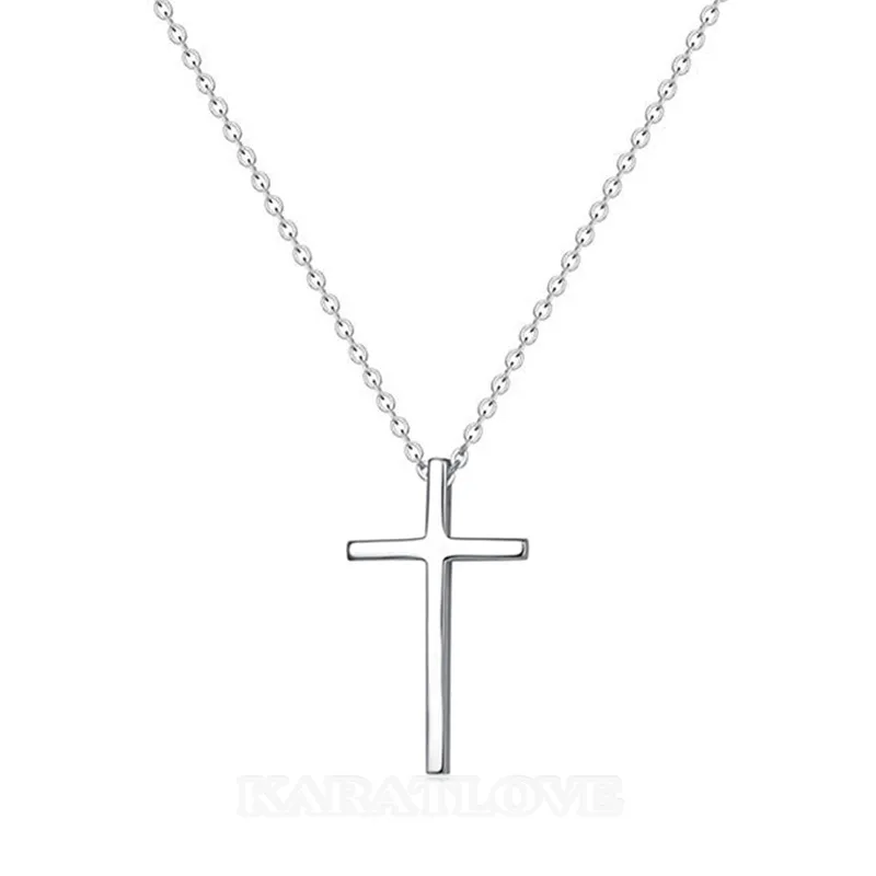 Religious Silver/Gold Cross Necklace