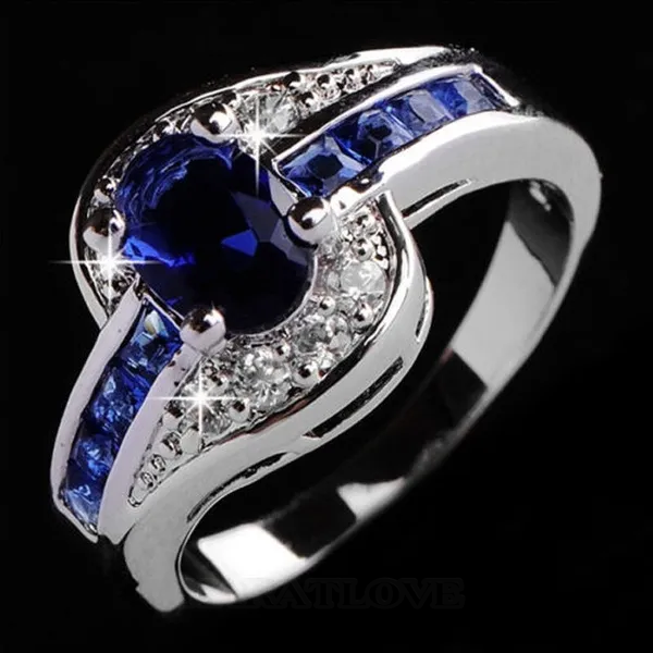 Sapphire Blue Oval Cut Engagement Ring Sapphire Blue Oval Cut Engagement Ring