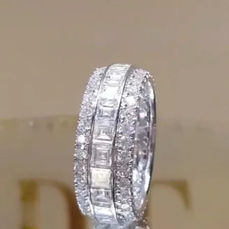 Princess Cut Diamond White...