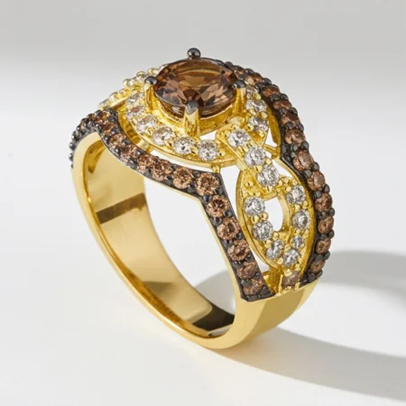 Round Cut Sterling Silver...