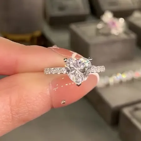 Heart Cut Diamond White...