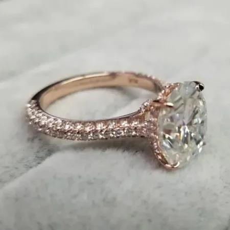 Oval Cut Diamond White 925...