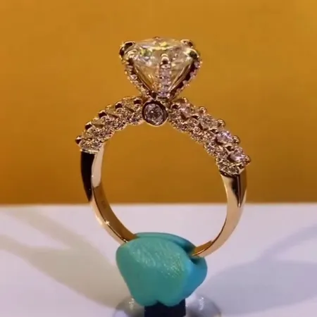 Round Cut Diamond White 925...