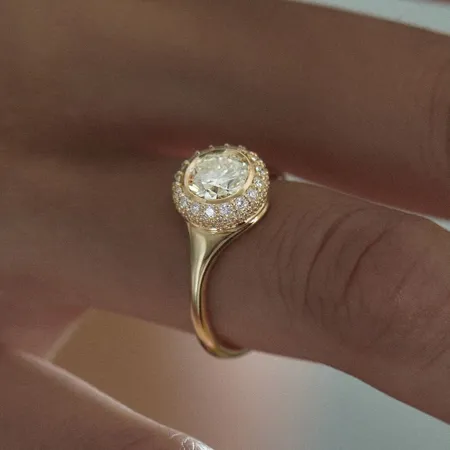 Round Cut Diamond White 925...