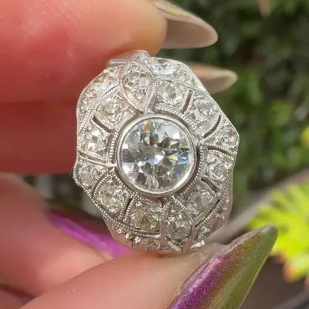 Round Cut Diamond White 925...