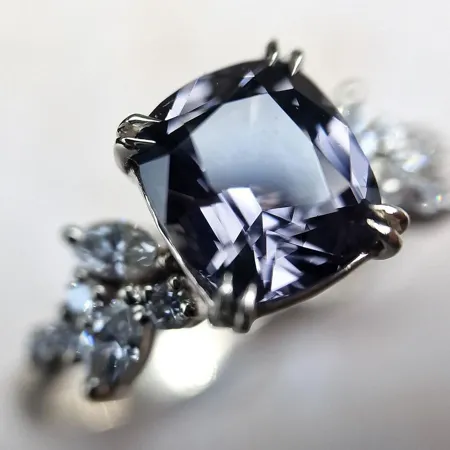 Cushion Cut Amethyst...