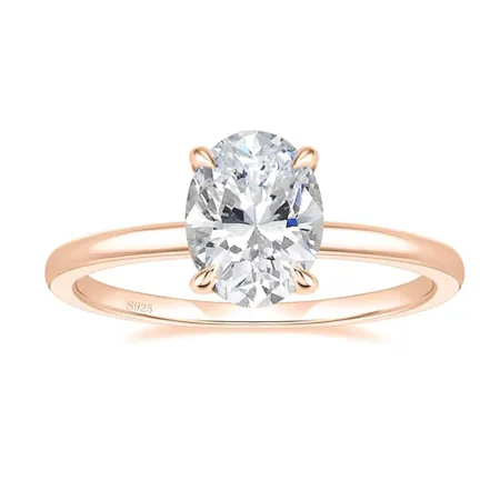 Oval Cut Diamond White...