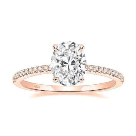 Oval Cut Diamond White...