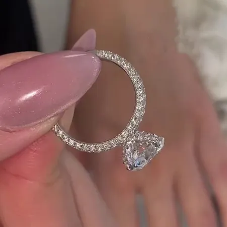 Round Cut Diamond White 925...