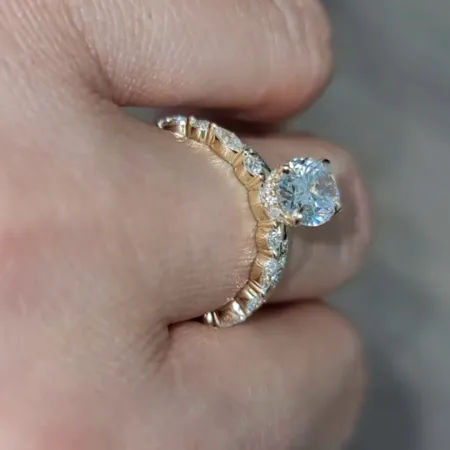 Oval Cut Diamond White 925...