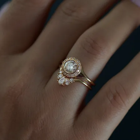 Round Cut Diamond White 925...