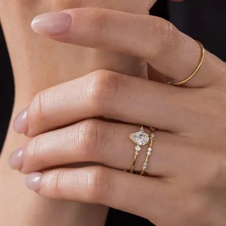 Pear Cut Diamond White...