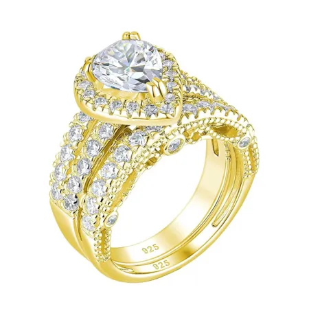 Pear Cut Diamond White...