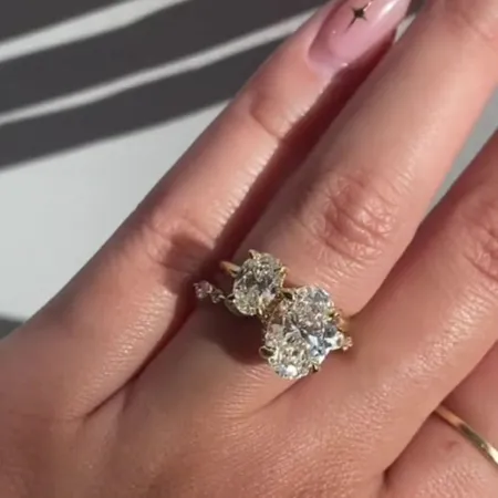 Oval Cut Diamond White 925...