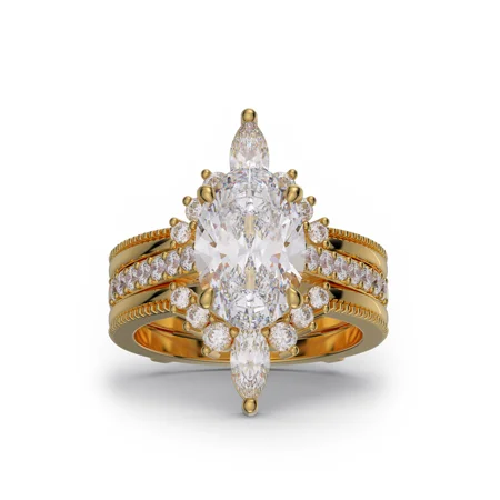 Oval Cut Diamond White...