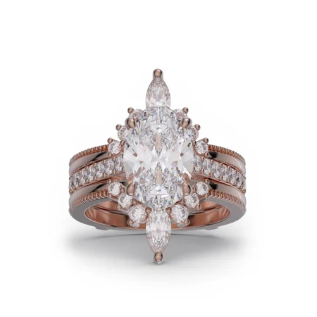 Oval Cut Diamond White...