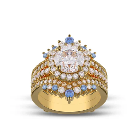 Round Cut Diamond White...