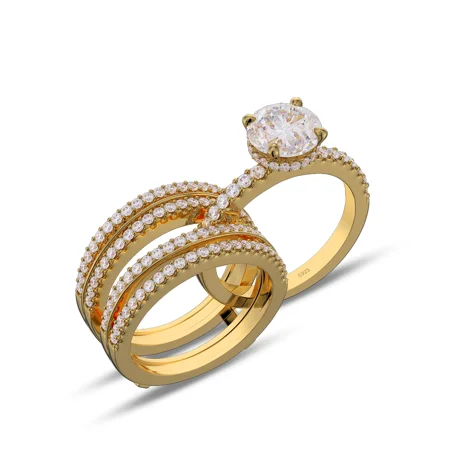 Round Cut Diamond White...