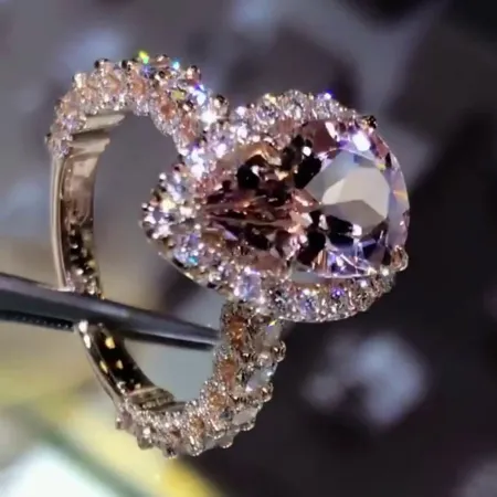 Champagne Pear Cut 925...