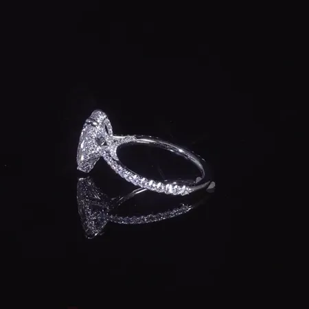 Pear Cut Diamond White 925...