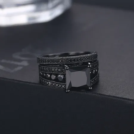 Fancy Black Princess Cut...